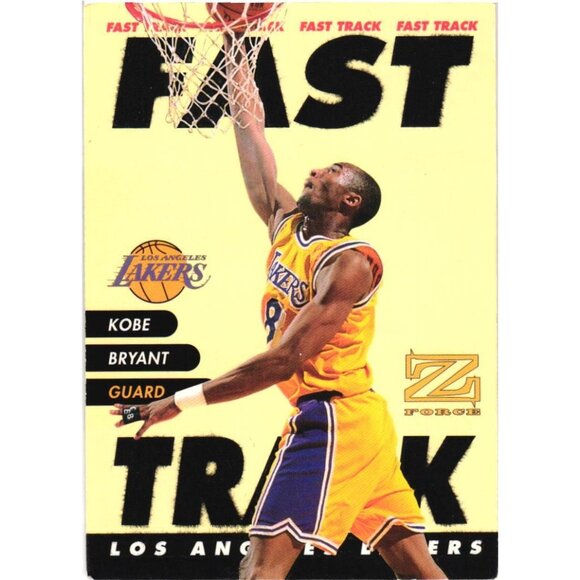 Kobe Bryant 1997 SkyBox Z Force Fast Track #2 of 12 LA Lakers NBA Basketball - Picture 1 of 5